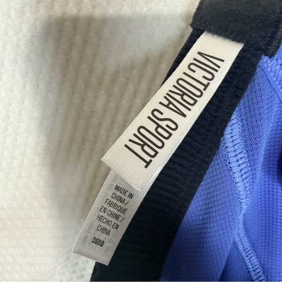 Victoria Sport Victorias Secret Black and Blue Sports Bra - Picture 7 of 7